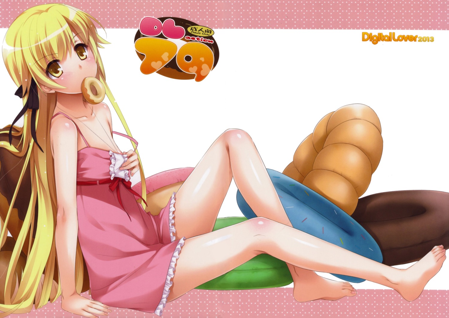 bakemonogatari digital_lover dress loli monogatari_(series) nakajima_yuka nipples oshino_shinobu