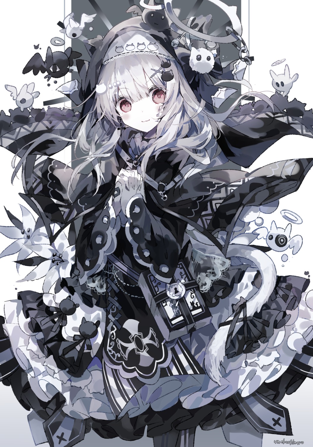 dress gothic_lolita halo lolita_fashion tail umemaro