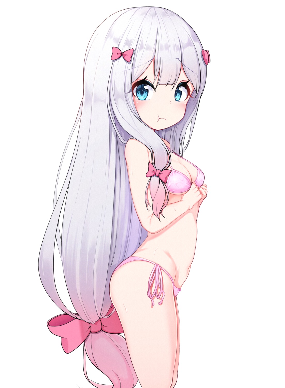 ass bra cleavage eromanga-sensei izumi_sagiri loli pantsu string_panties zangi_(lkt2012)