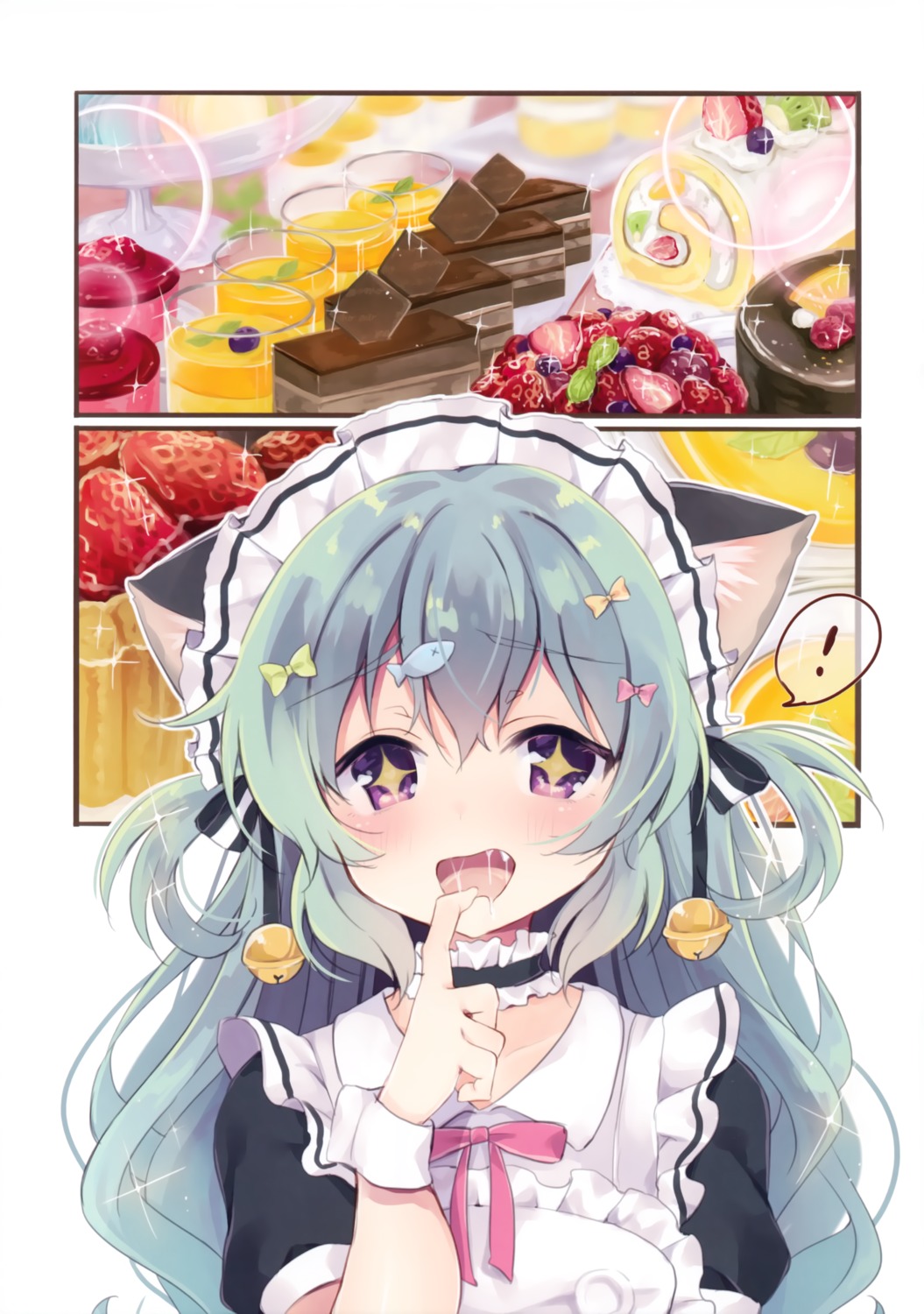 animal_ears maid momoirone nekomimi