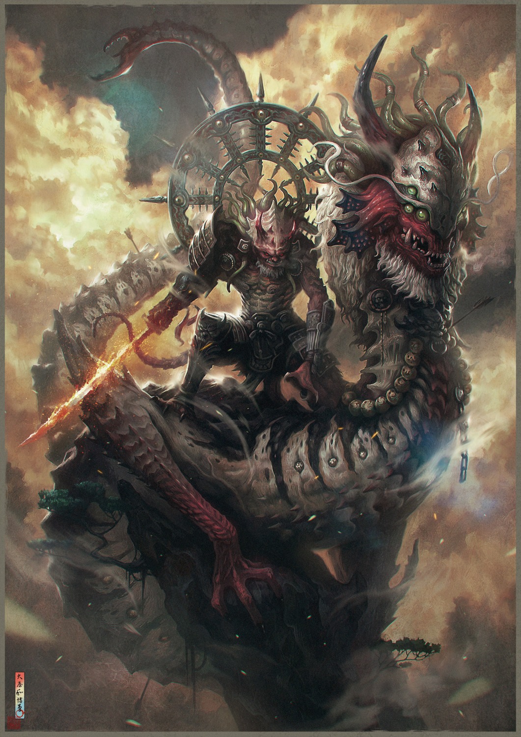 armor male monster oya_kazuhiro weapon