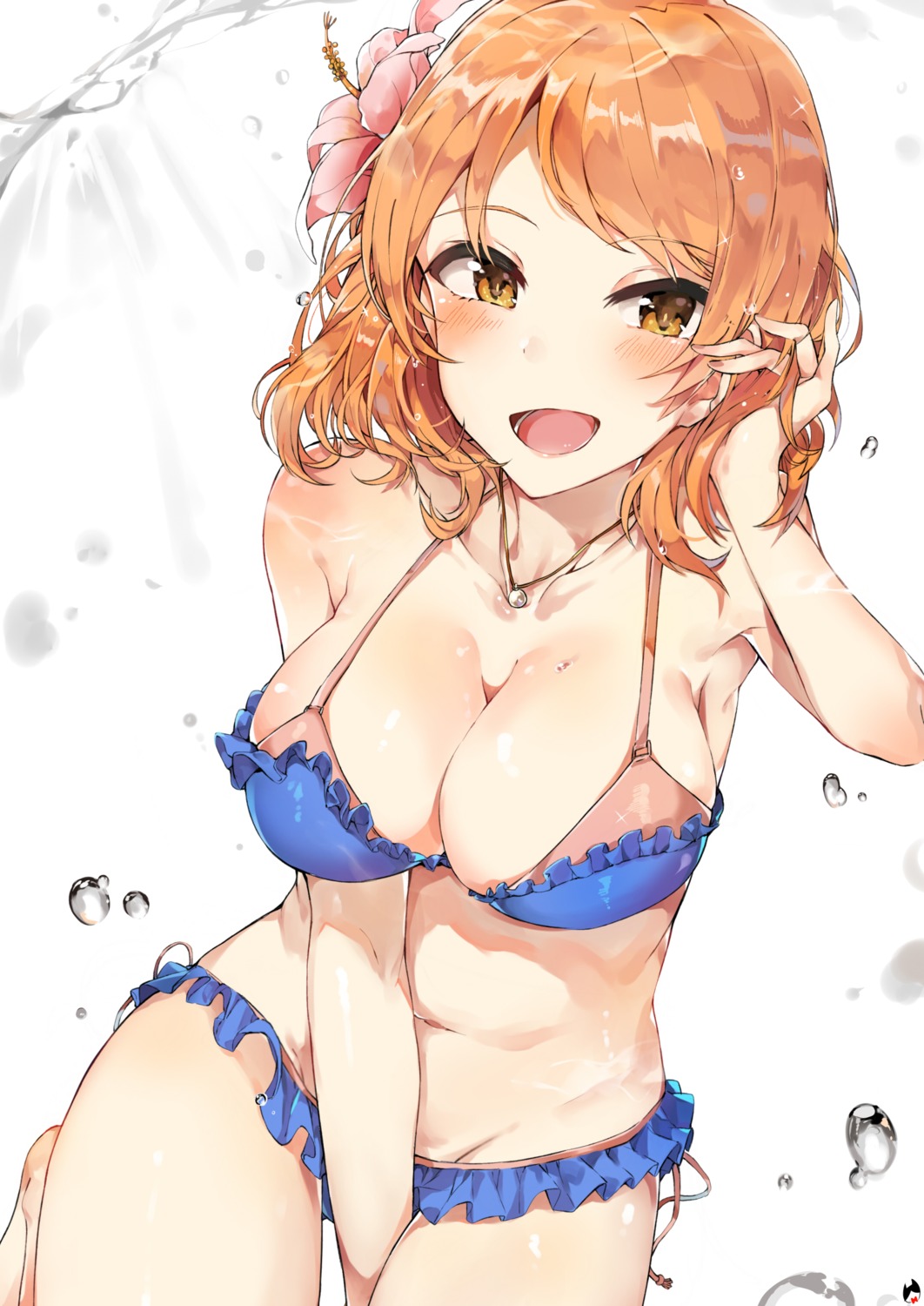 bikini houjou_karen swimsuits the_idolm@ster the_idolm@ster_cinderella_girls tuxedo_de_cat