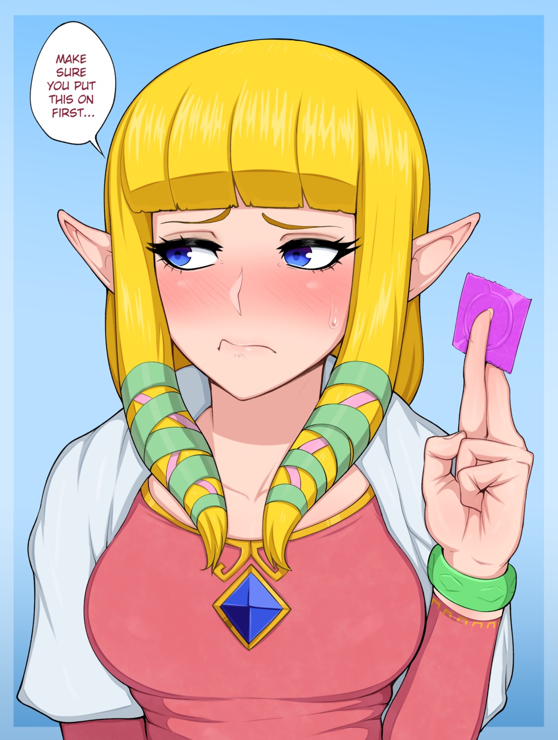 afrobull dress elf pointy_ears princess_zelda the_legend_of_zelda