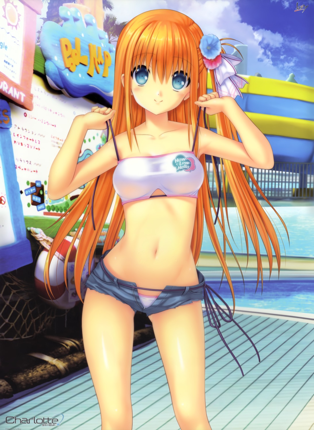 bikini charlotte key na-ga nishimori_yusa swimsuits