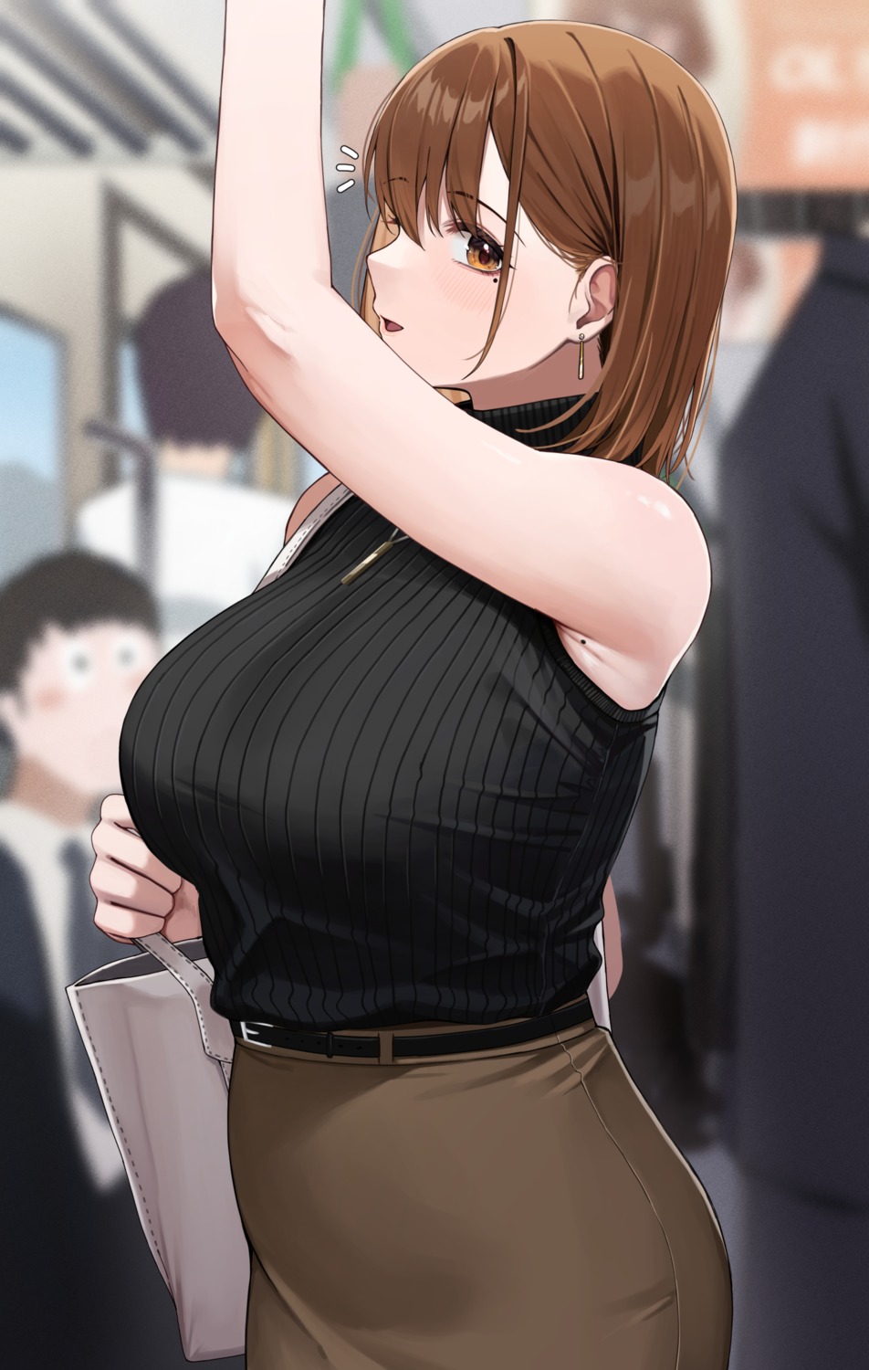 business_suit ol-chan_(udon.) sweater udon.