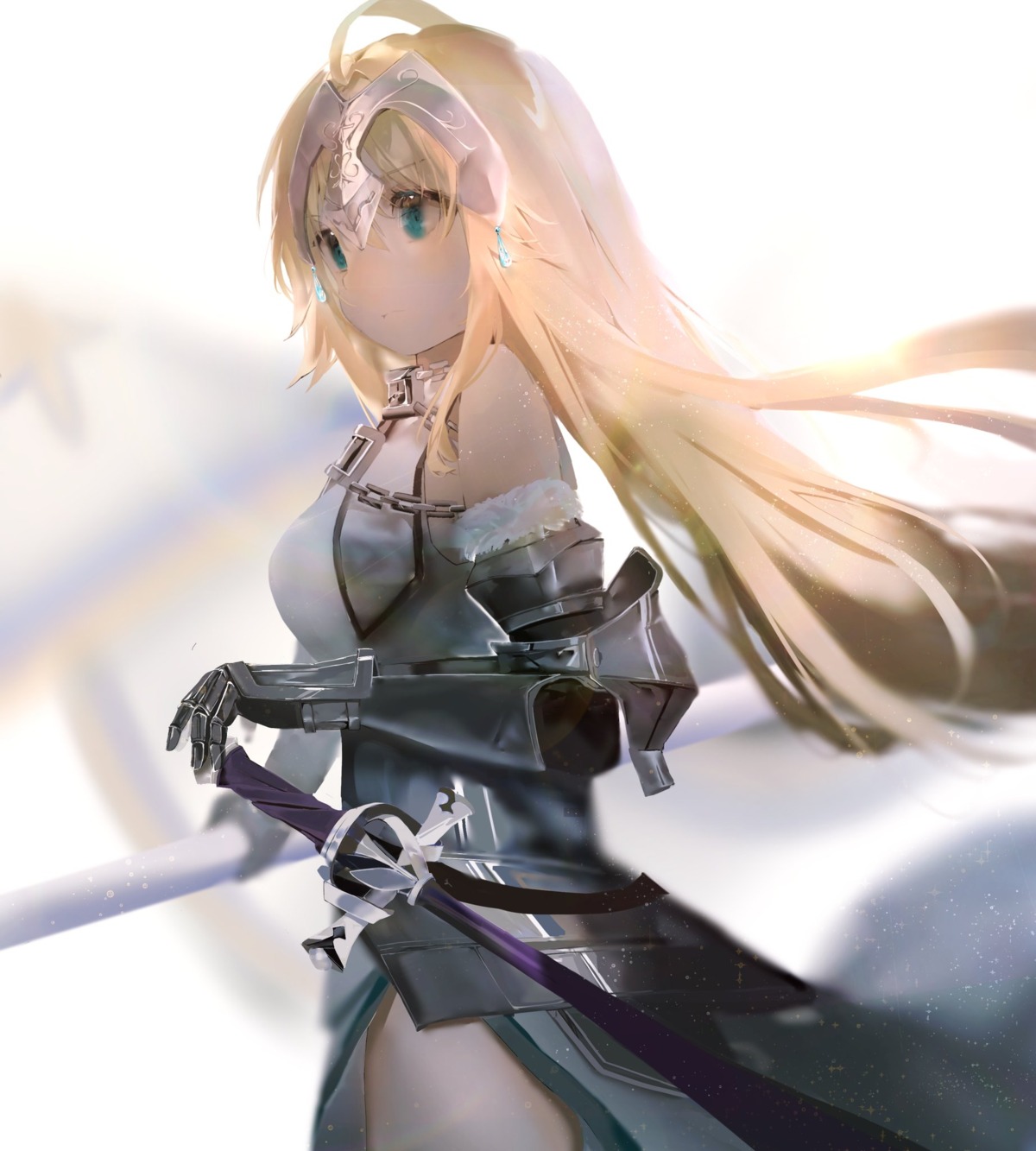 armor fate/grand_order iftuoma jeanne_d'arc jeanne_d'arc_(fate) sword