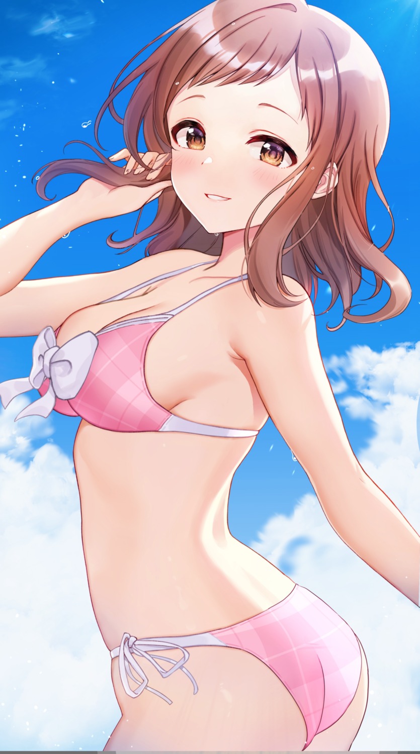 ass bikini pn_(wnsl216) sakuragi_mano swimsuits the_idolm@ster the_idolm@ster_shiny_colors