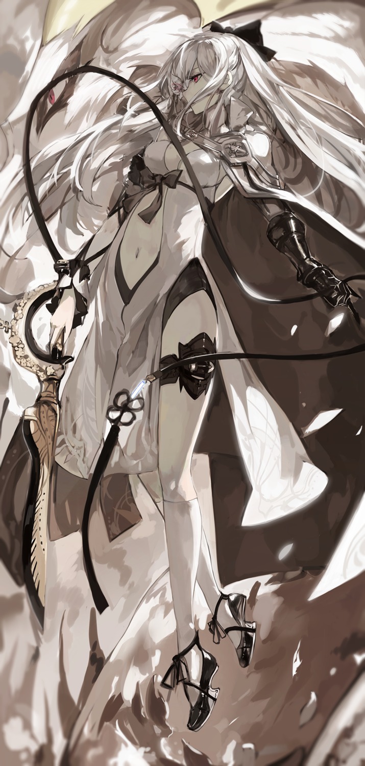 cleavage drakengard drakengard_3 monster saberiii sword zero_(drakengard)