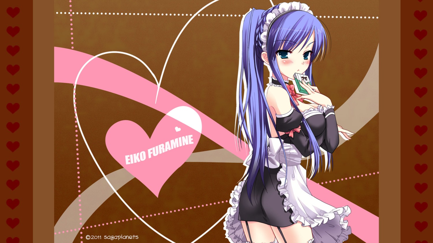 furamine_eiko jpeg_artifacts kisaragi_gold_star maid saga_planets stockings tagme thighhighs valentine wallpaper