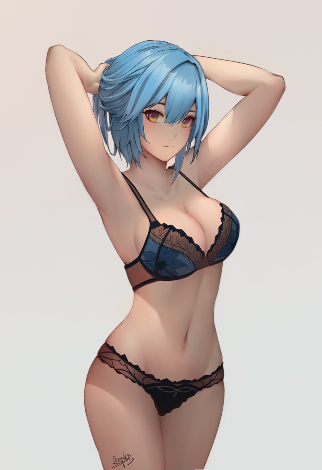 bra damon_ct eula genshin_impact pantsu