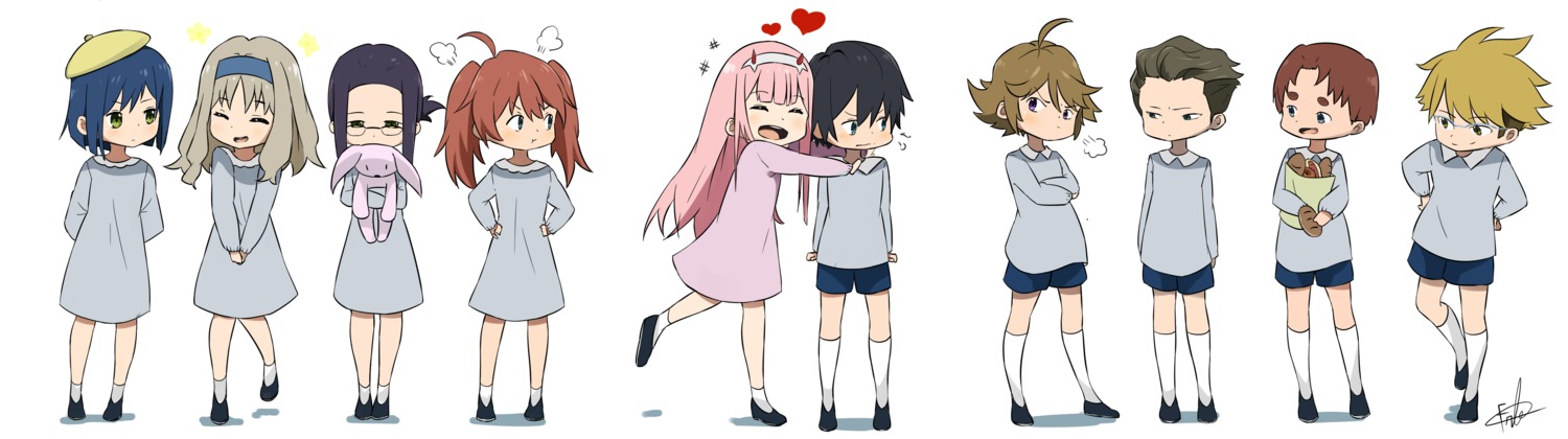 Wallpaper Efru Darling In The Franxx Futoshi Darling In The Franxx Gorou Desktop Wallpaper Free