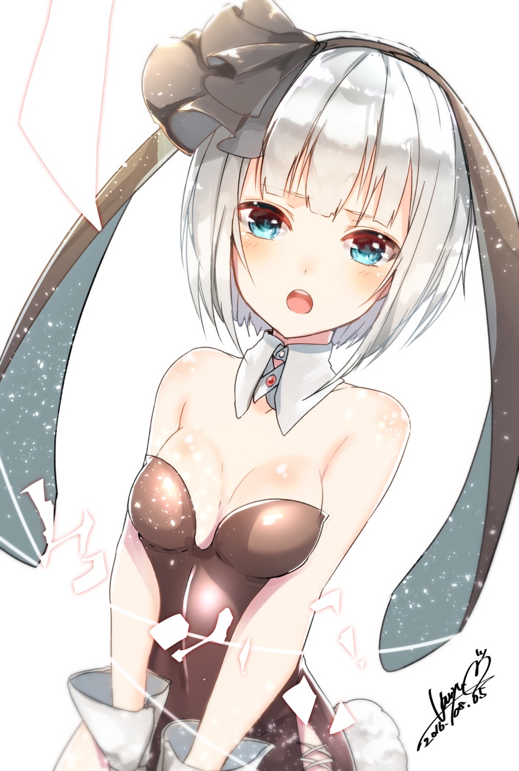 animal_ears bunny_ears bunny_girl cleavage konpaku_youmu pantyhose tail touhou varyu