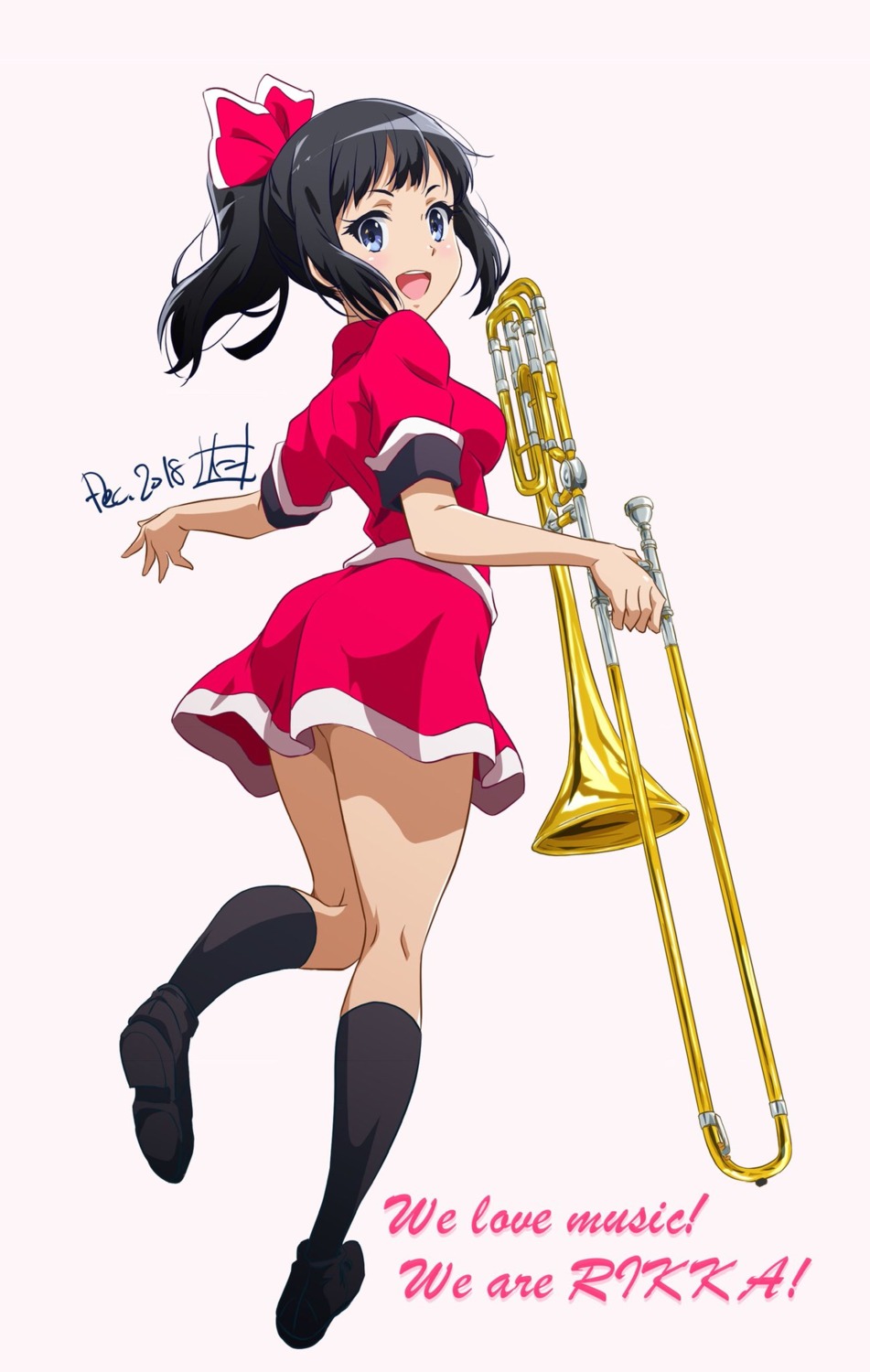 heels hibike!_euphonium nii_manabu sasaki_azusa seifuku