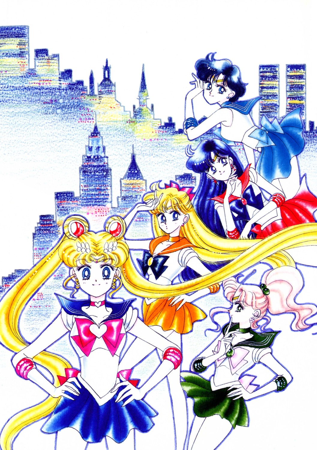 aino_minako hino_rei kino_makoto mizuno_ami sailor_moon takeuchi_naoko tsukino_usagi