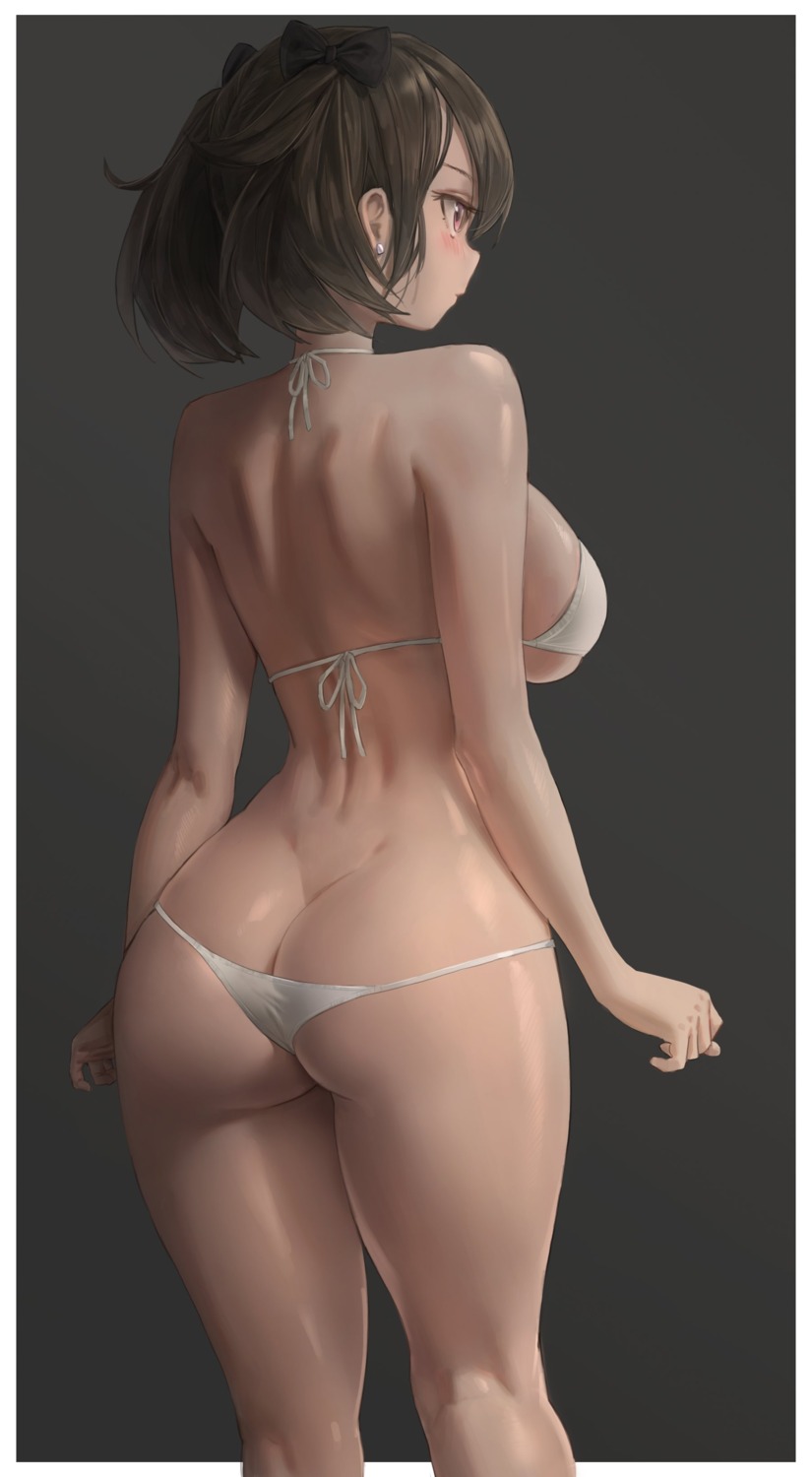 ass bikini free_style_(yohan1754) panty_pull swimsuits thong underboob