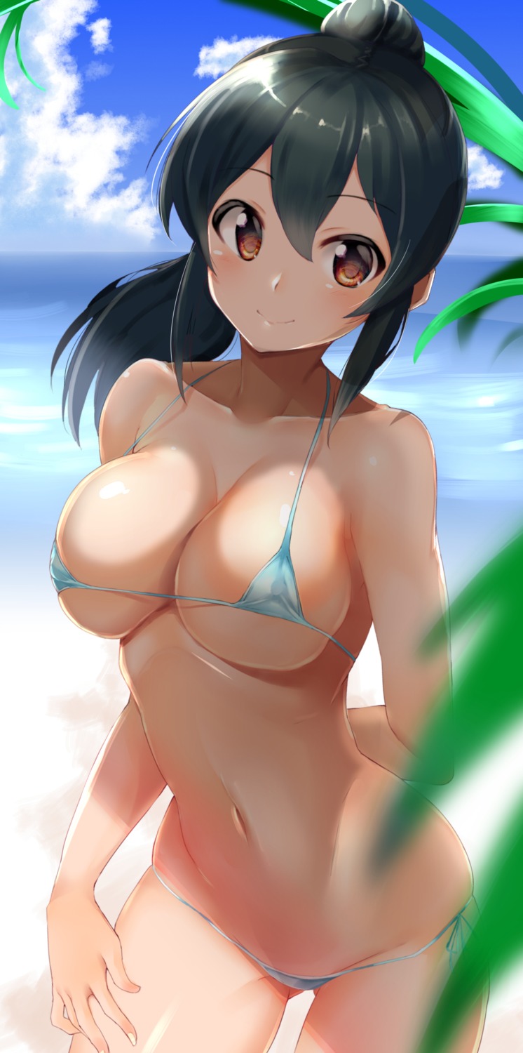 bikini erect_nipples kon5283 ooishi_izumi swimsuits the_idolm@ster the_idolm@ster_cinderella_girls