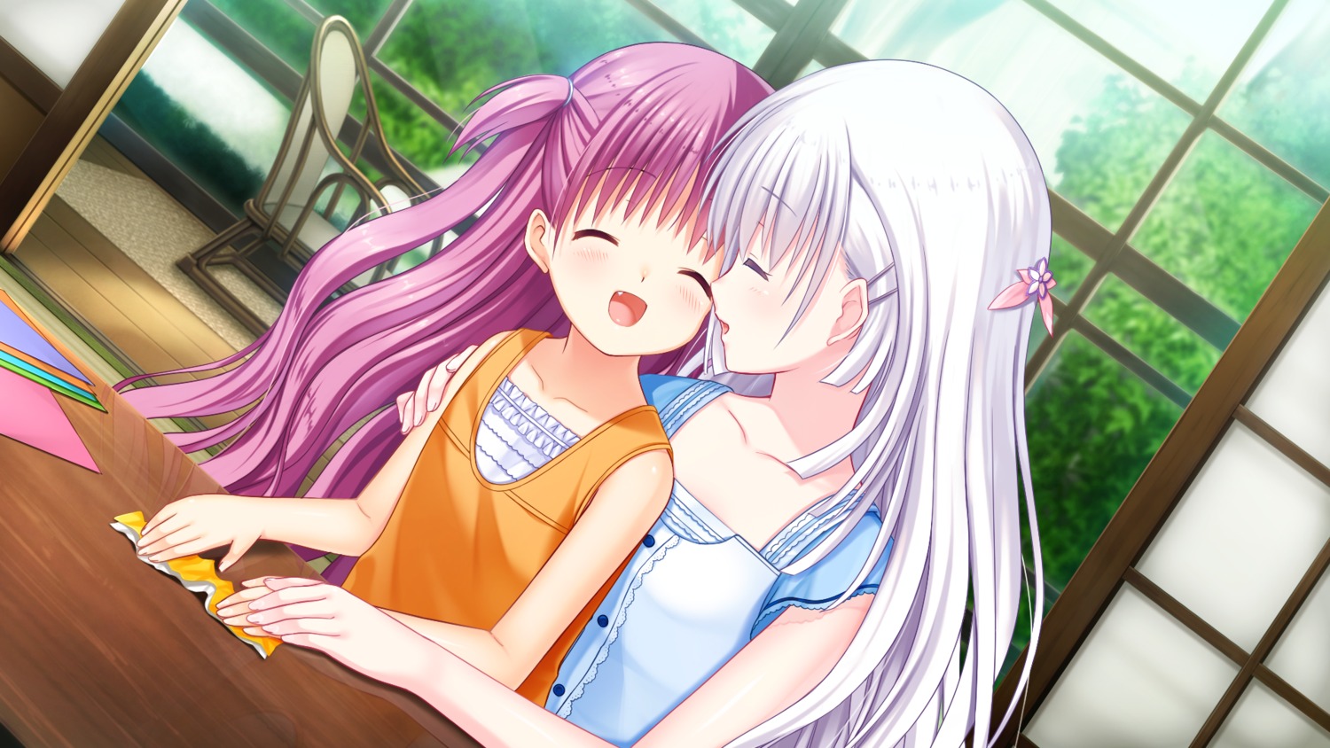 game_cg katou_umi key naruse_shiroha summer_pockets tagme