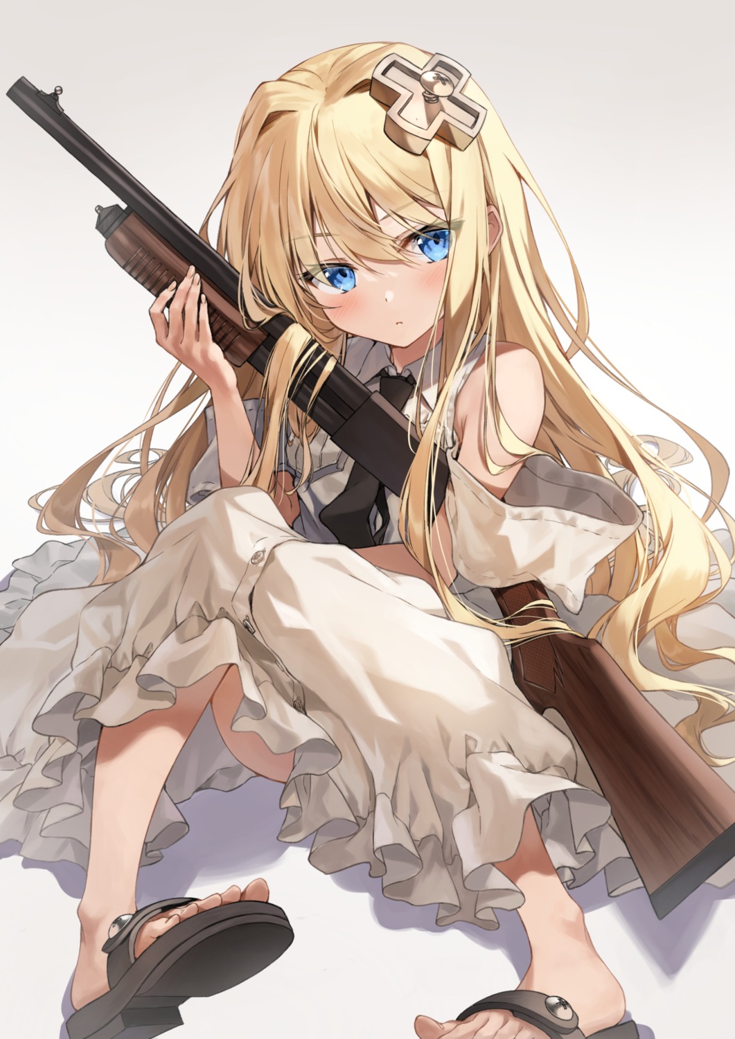 gun kakao_rantan kisaragi_alice_(sentouin_hakenshimasu!) sentouin_hakenshimasu!