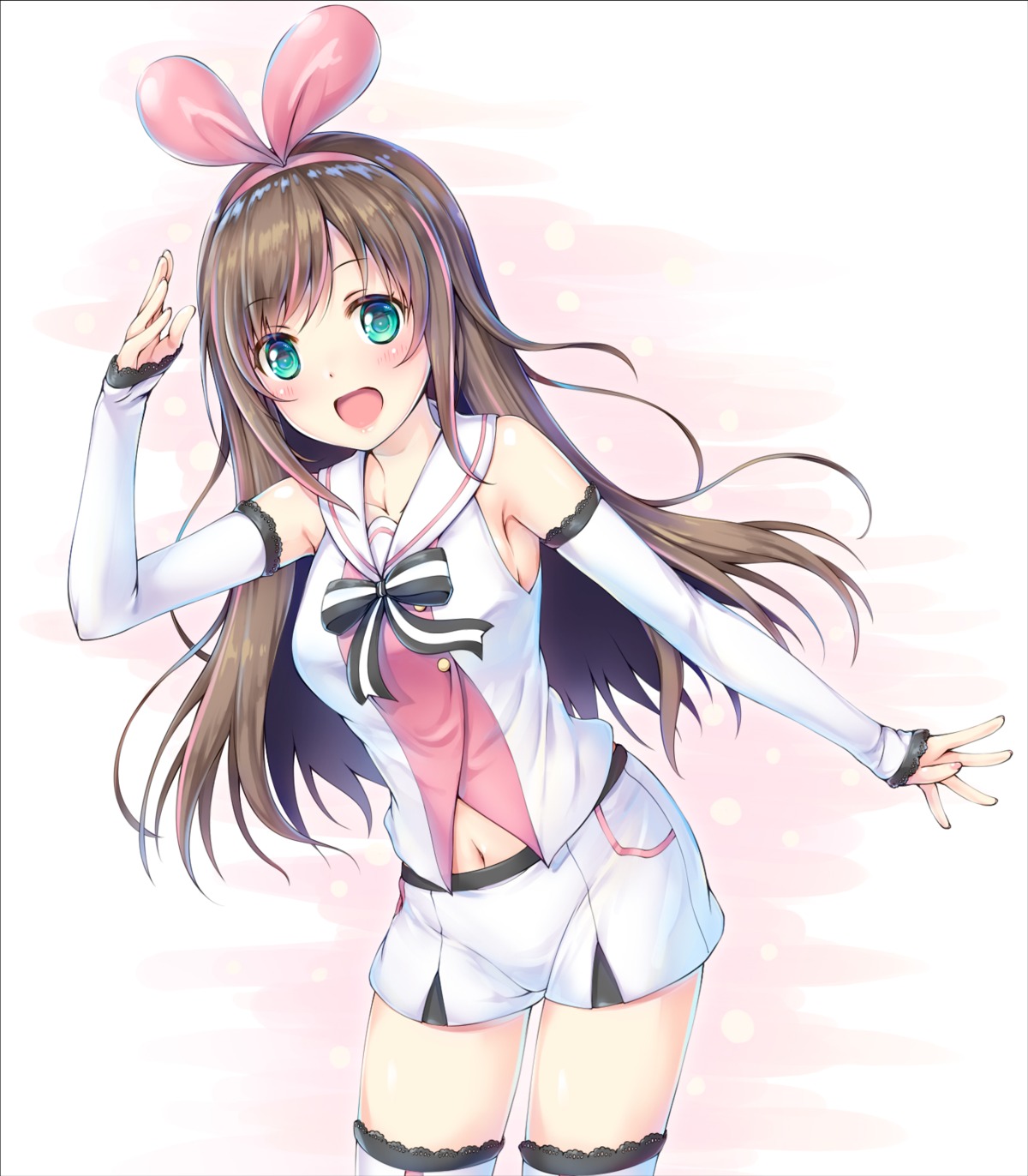 a.i._channel kizuna_ai nakazawa_aki thighhighs