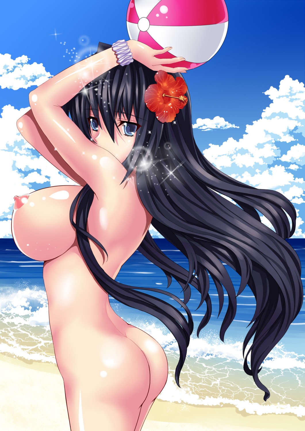 ass horizon_ariadust kyoukai_senjou_no_horizon mizutsuki_rei naked nipples
