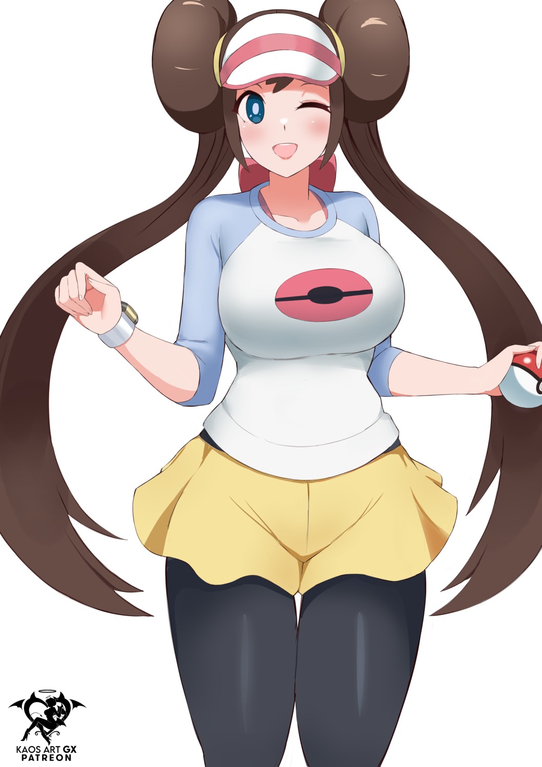 kaos_art mei_(pokemon) pantyhose pokemon pokemon_b2w2