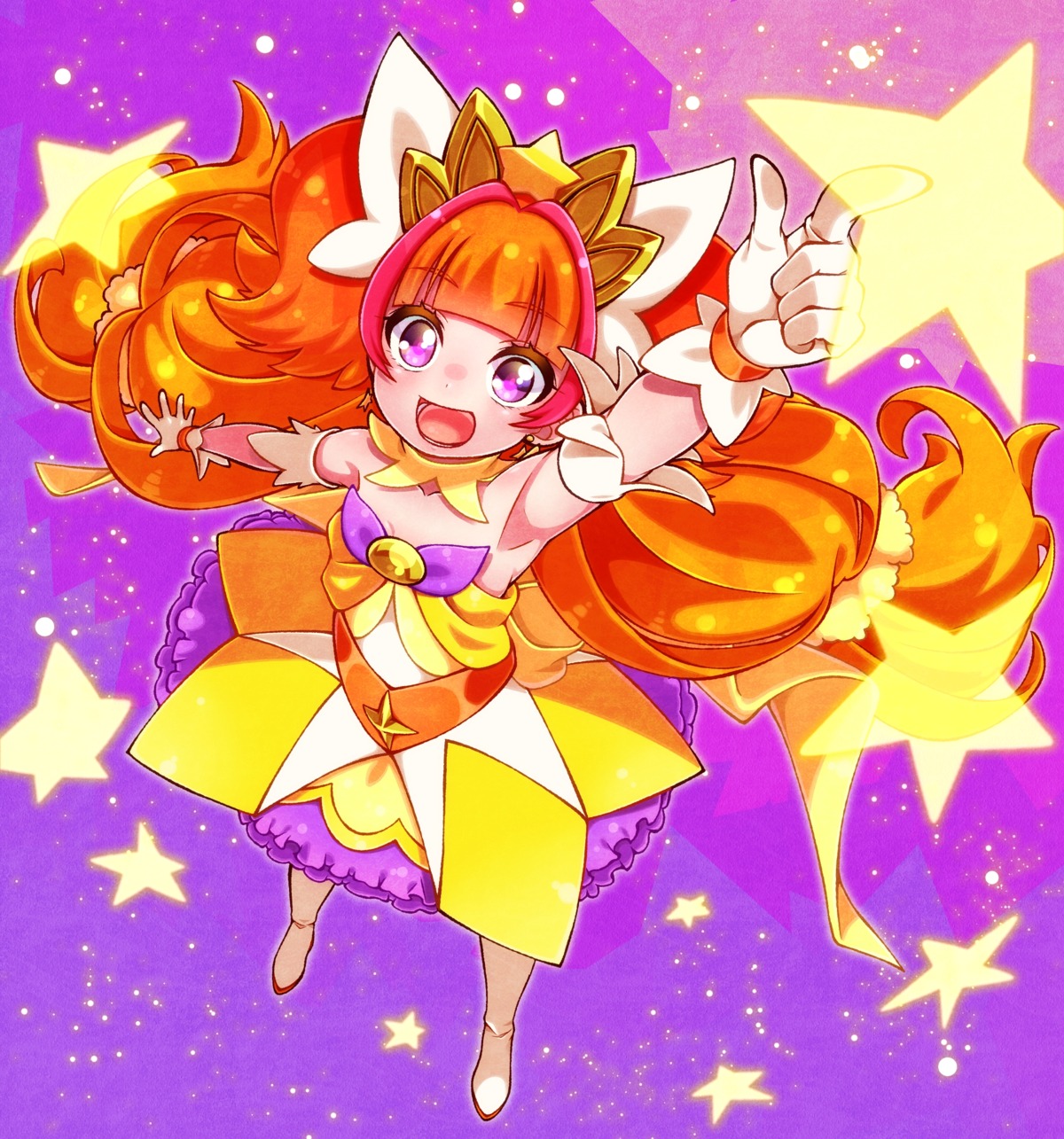 amanogawa_kirara dress go!_princess_pretty_cure pretty_cure yupiteru