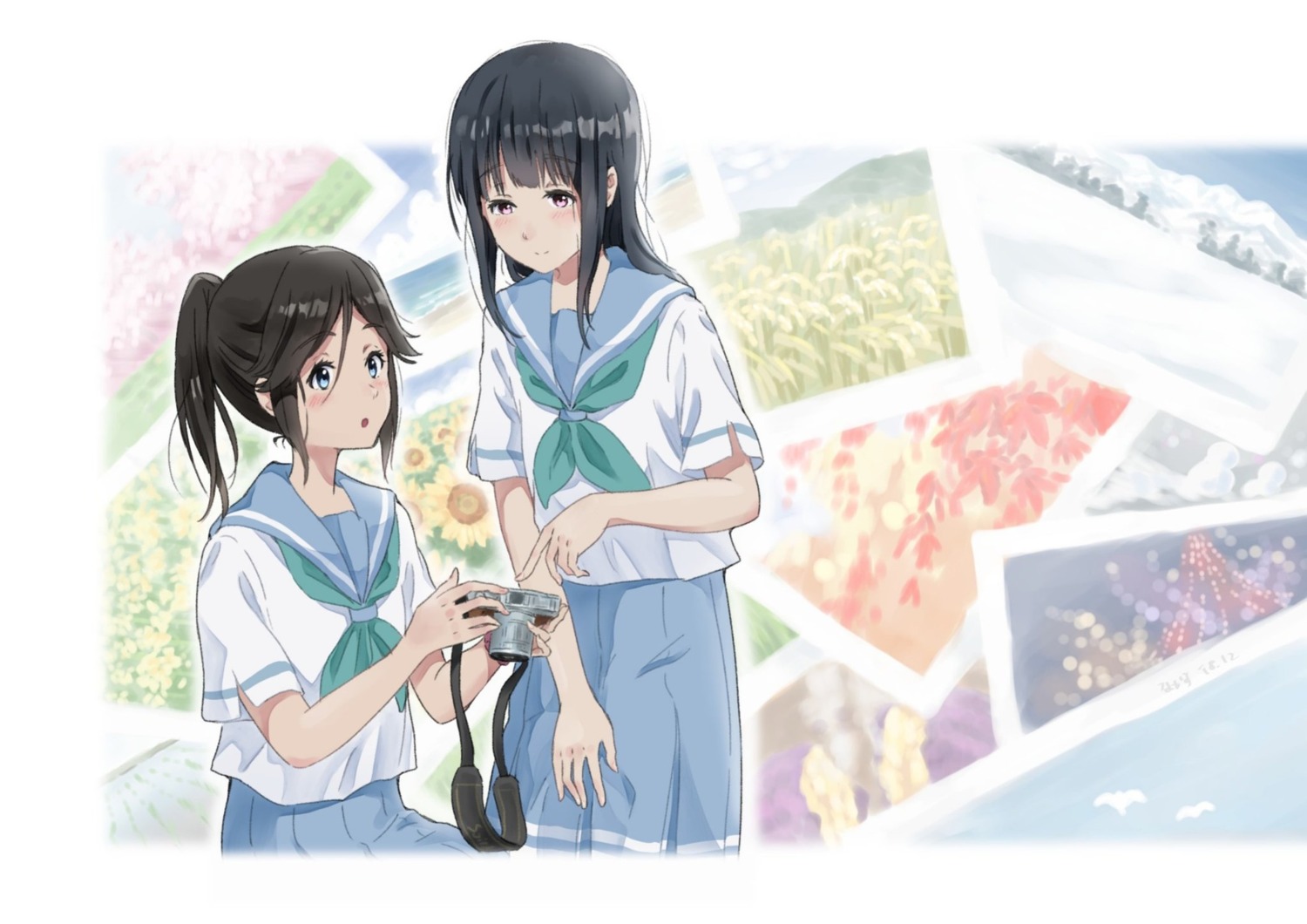 hibike!_euphonium kasaki_nozomi liz_to_aoi_tori seifuku tree_bowbow yoroizuka_mizore