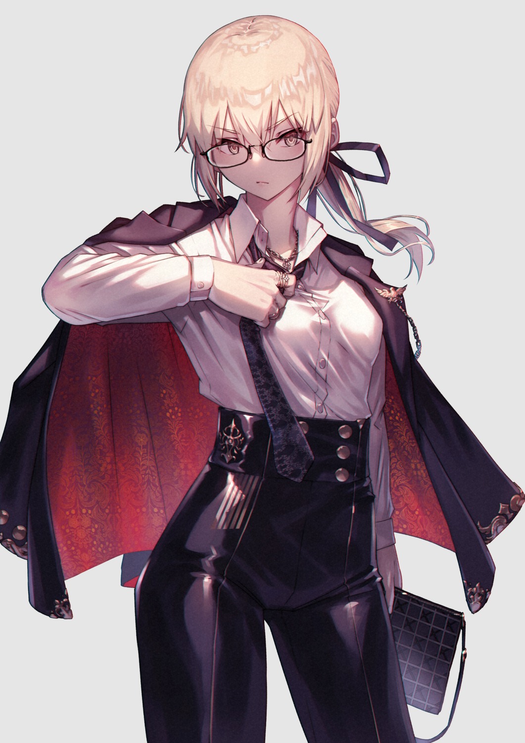 fate/grand_order fate/stay_night megane nakanishi_tatsuya saber saber_alter