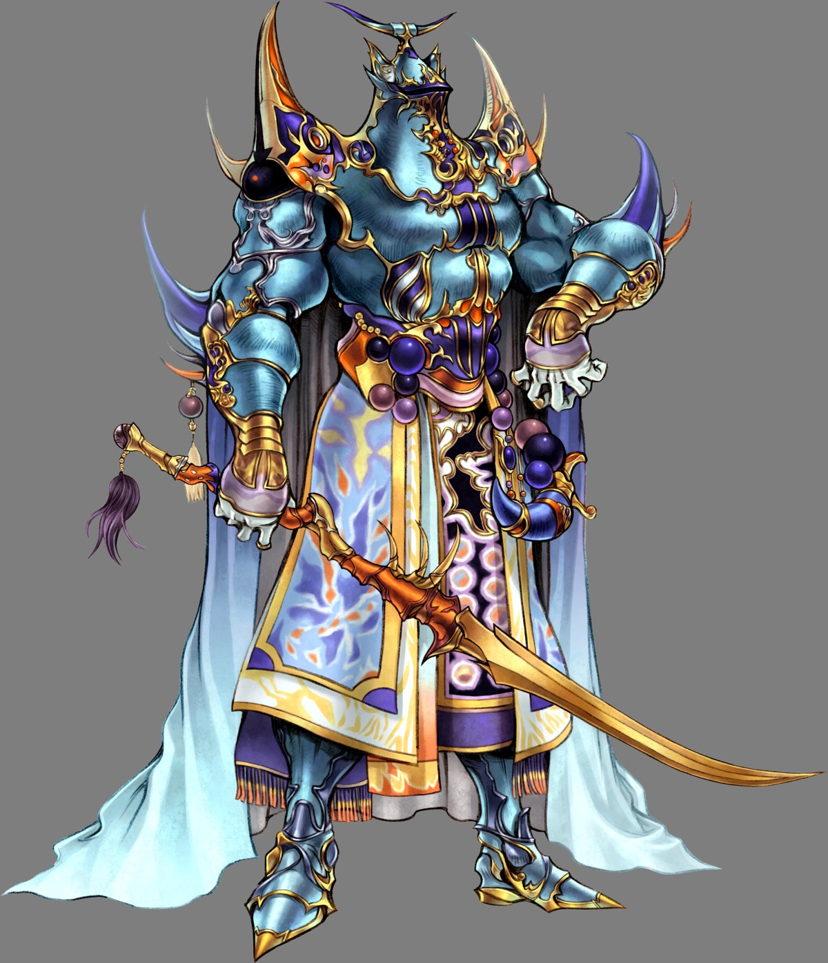 armor dissidia_final_fantasy exdeath final_fantasy final_fantasy_v male nomura_tetsuya square_enix sword transparent_png