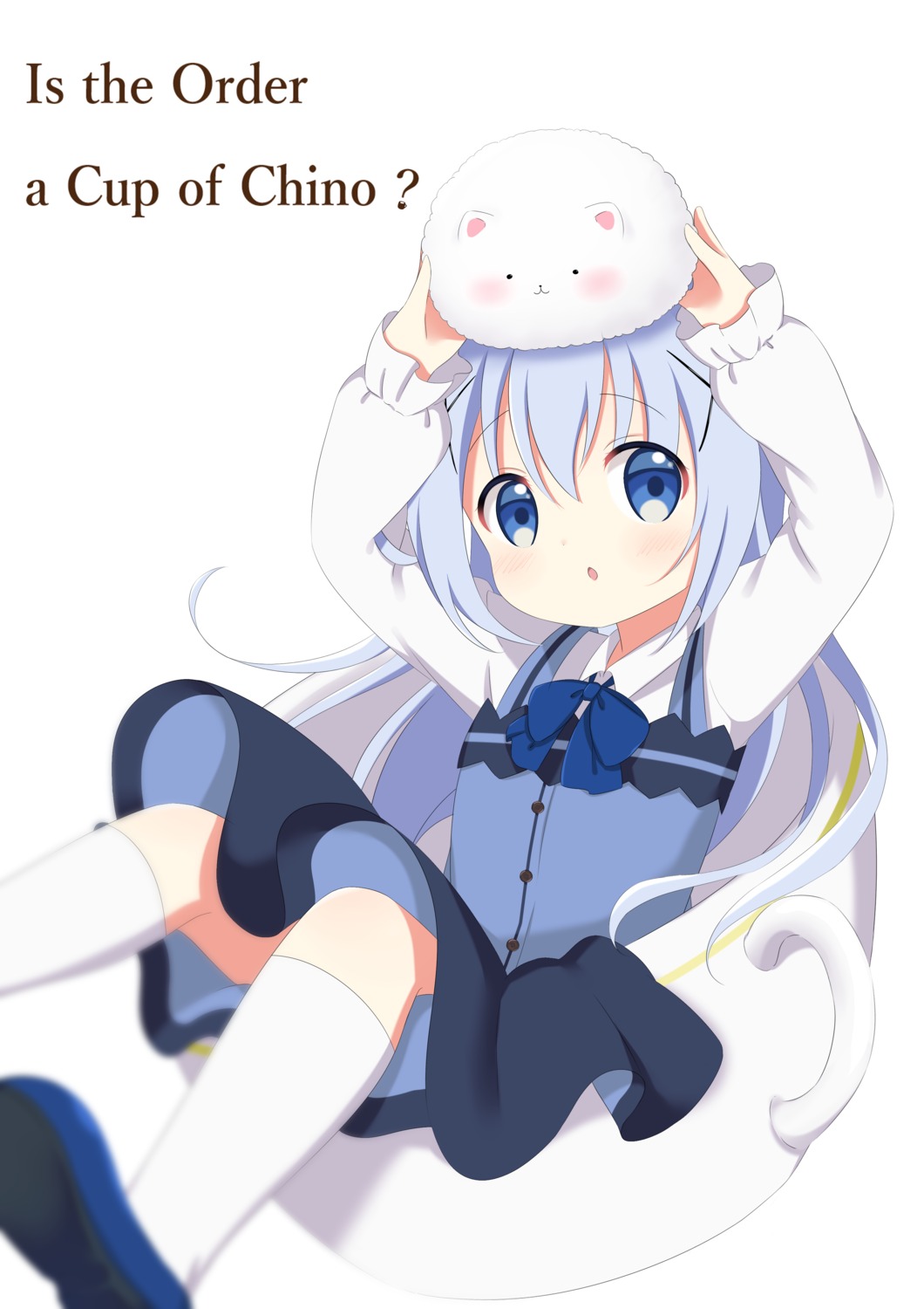 gochuumon_wa_usagi_desu_ka? kafuu_chino skirt_lift tagme tippy_(gochuumon_wa_usagi_desu_ka?) waitress