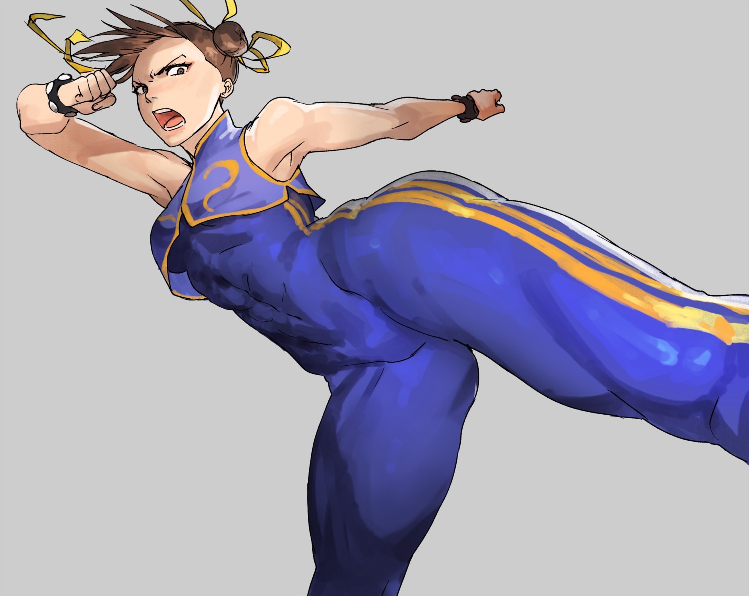 asian_clothes bodysuit chun_li hanny_(uirusu_chan) street_fighter