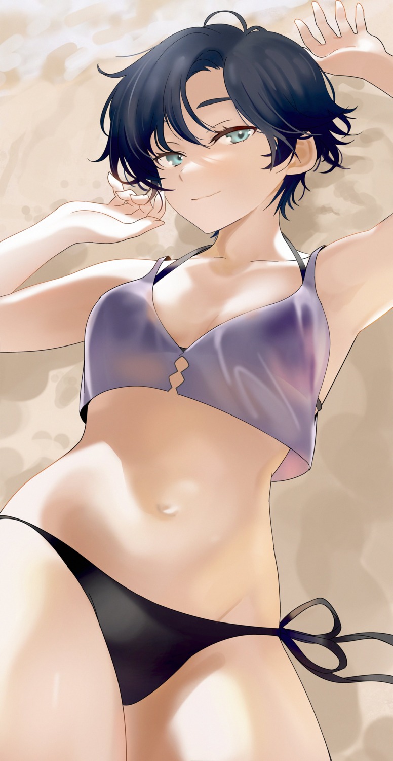 bikini cleavage see_through seicoh swimsuits