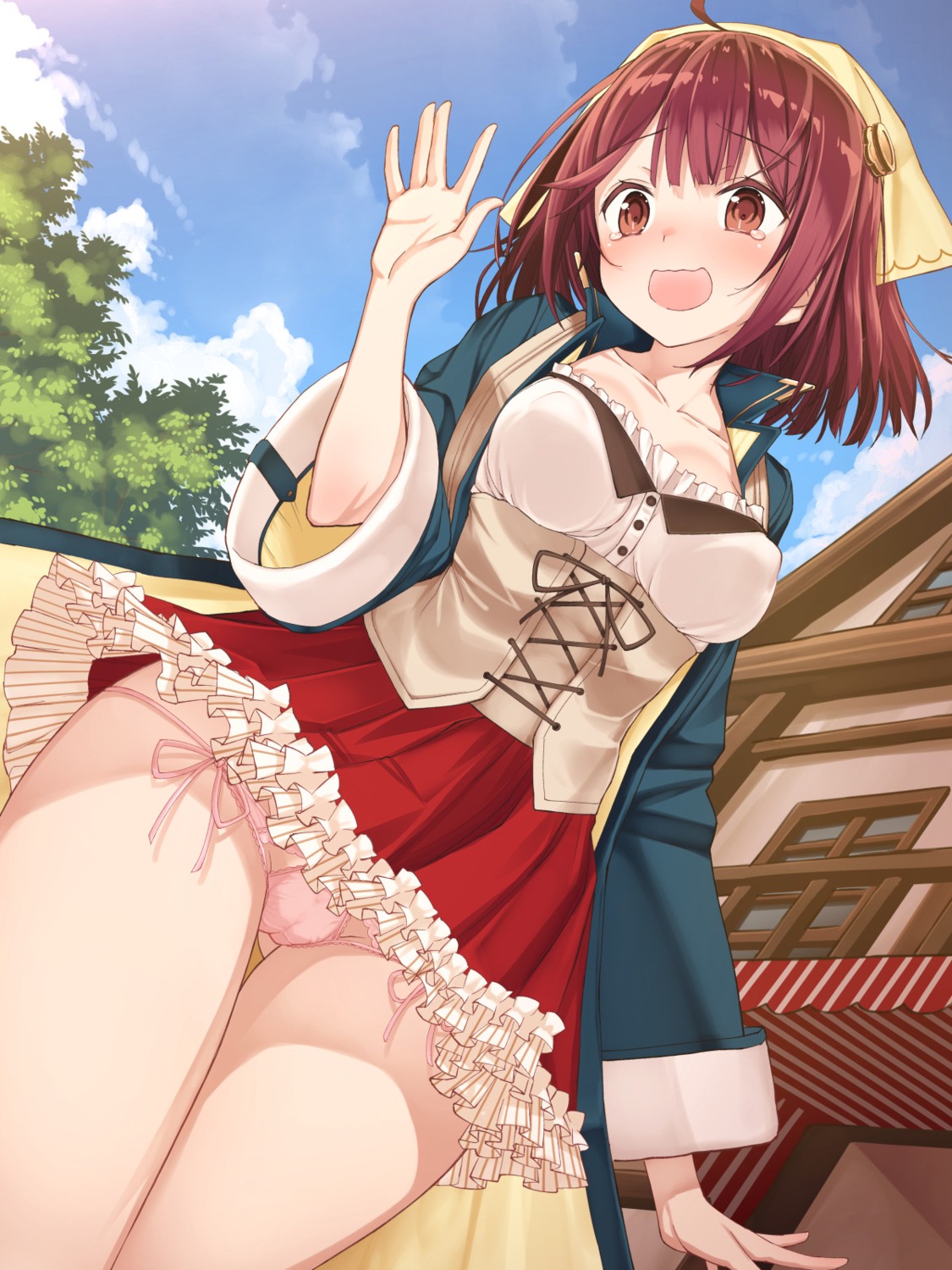 atelier atelier_sophie ba_kuro cameltoe pantsu skirt_lift sophie_neuenmuller string_panties