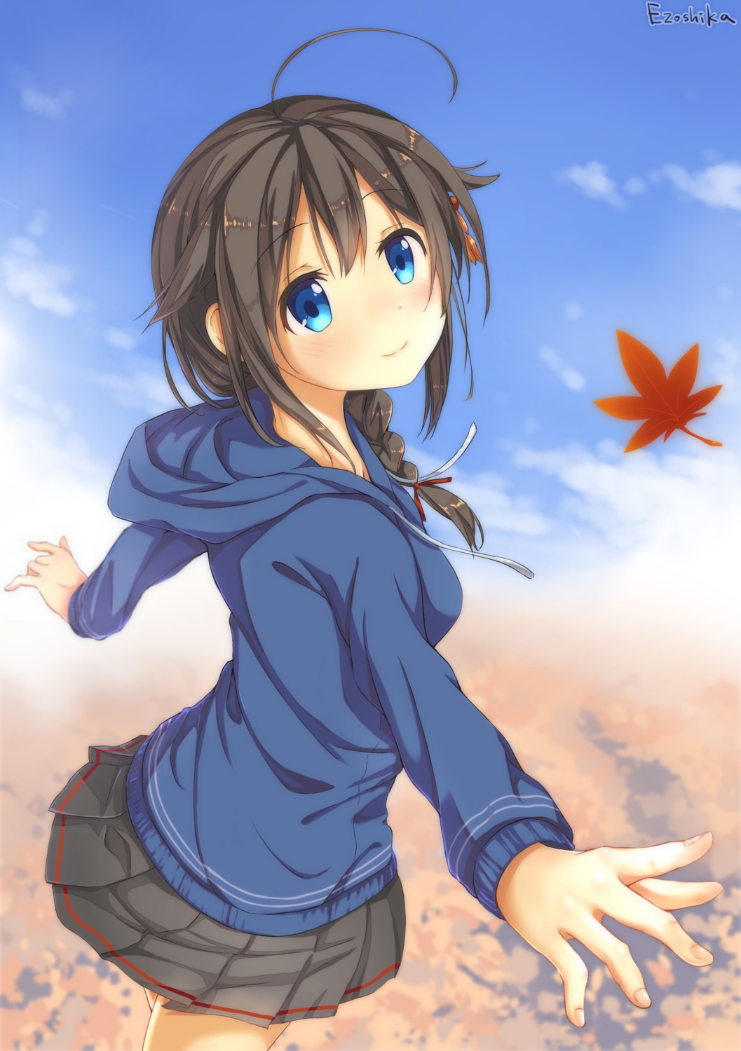 ezoshika kantai_collection shigure_(kancolle)