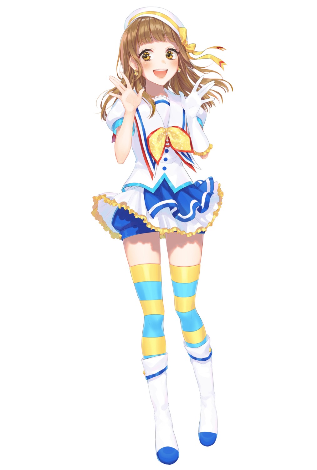 love_live!_sunshine!! skirt_lift sudach_koppe thighhighs