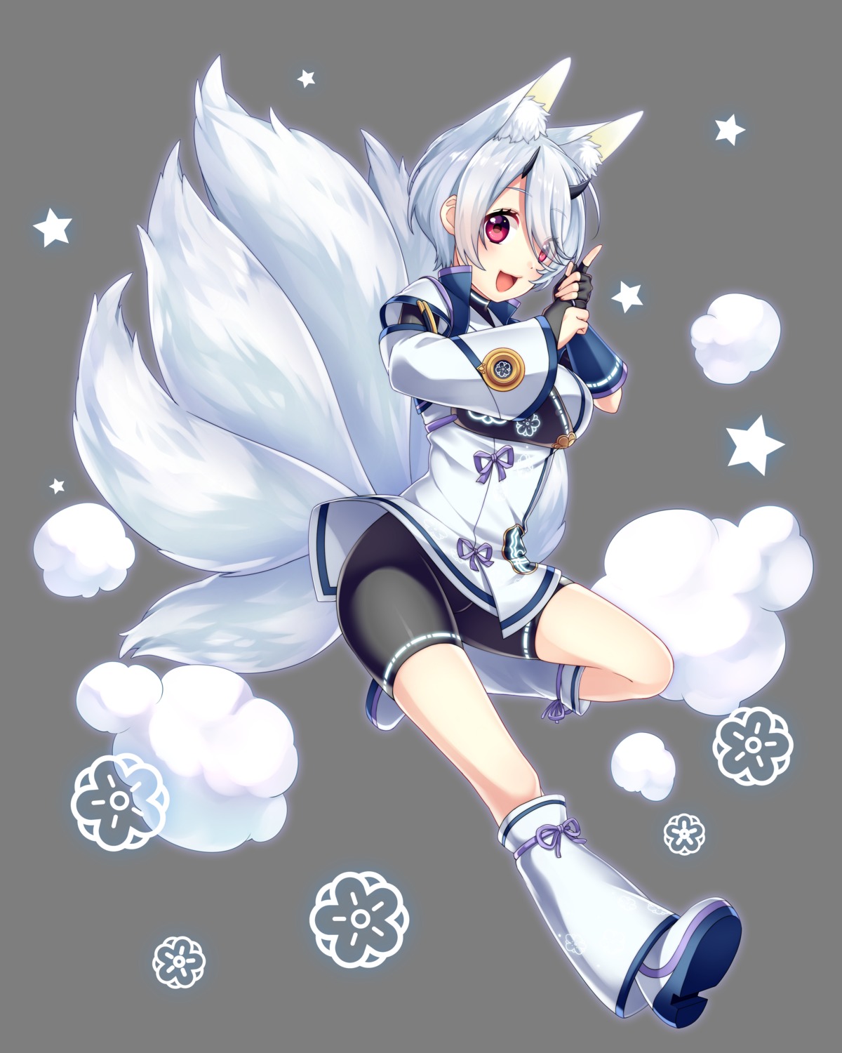 animal_ears bike_shorts phantasy_star_online_2 sakura_chiyo_(konachi000) tail transparent_png