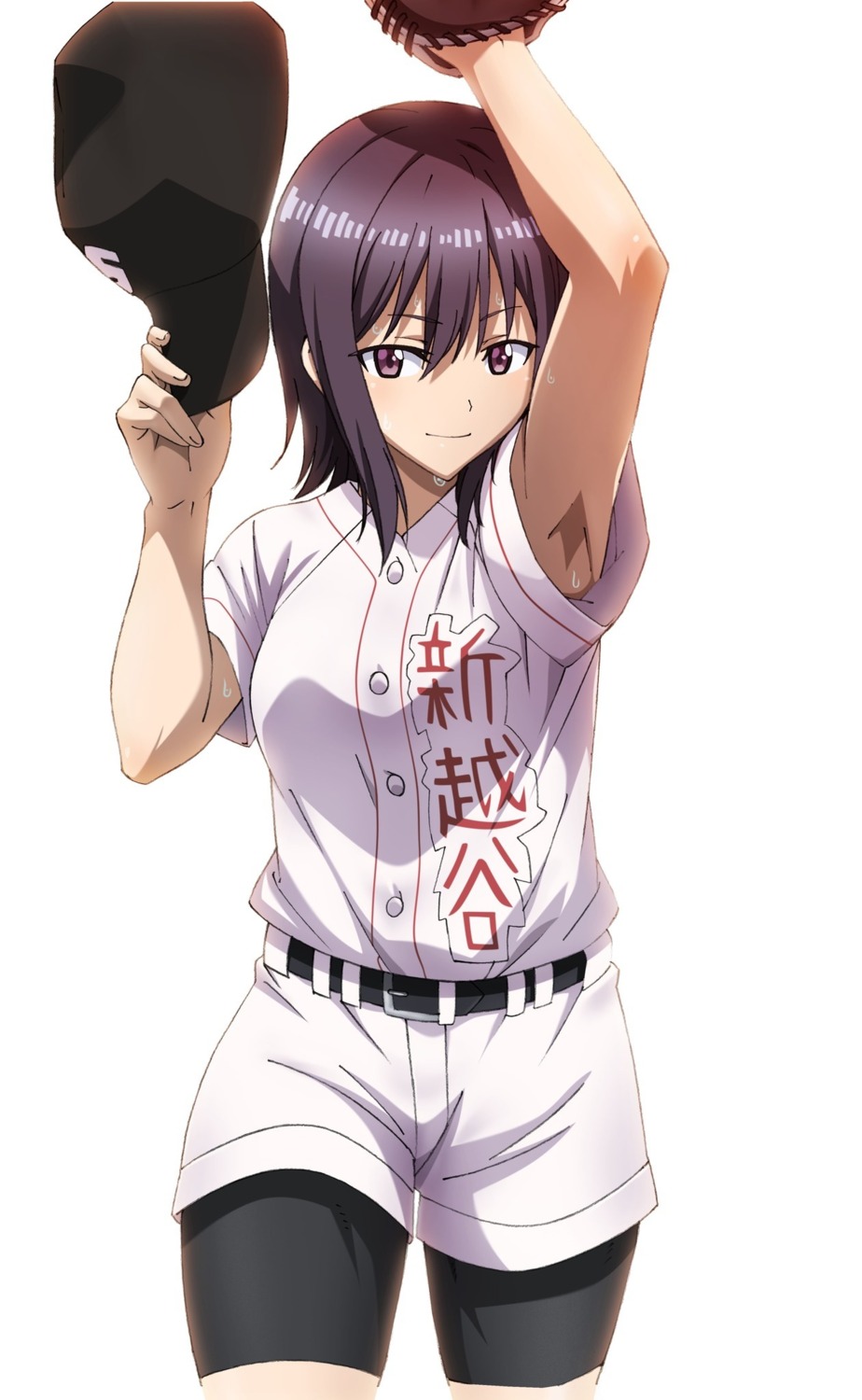 baseball bike_shorts kikuta_kouichi okada_rei tamayomi uniform