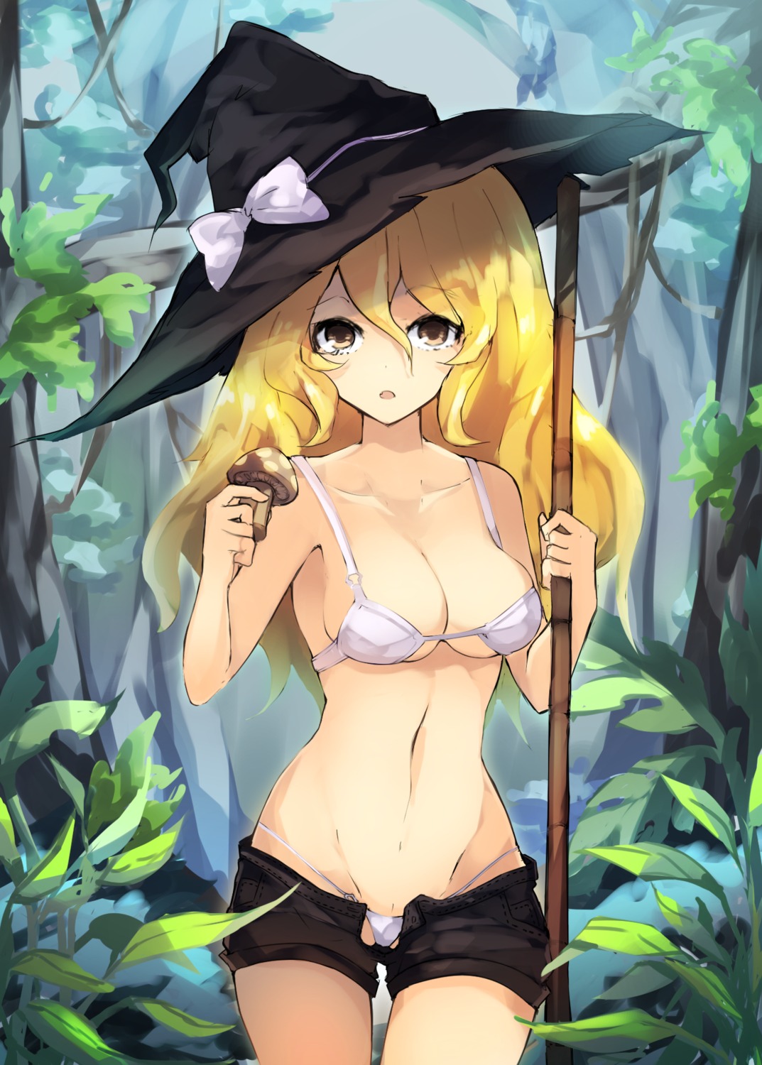 bra chiroru_(cheese-roll) kirisame_marisa pantsu touhou witch