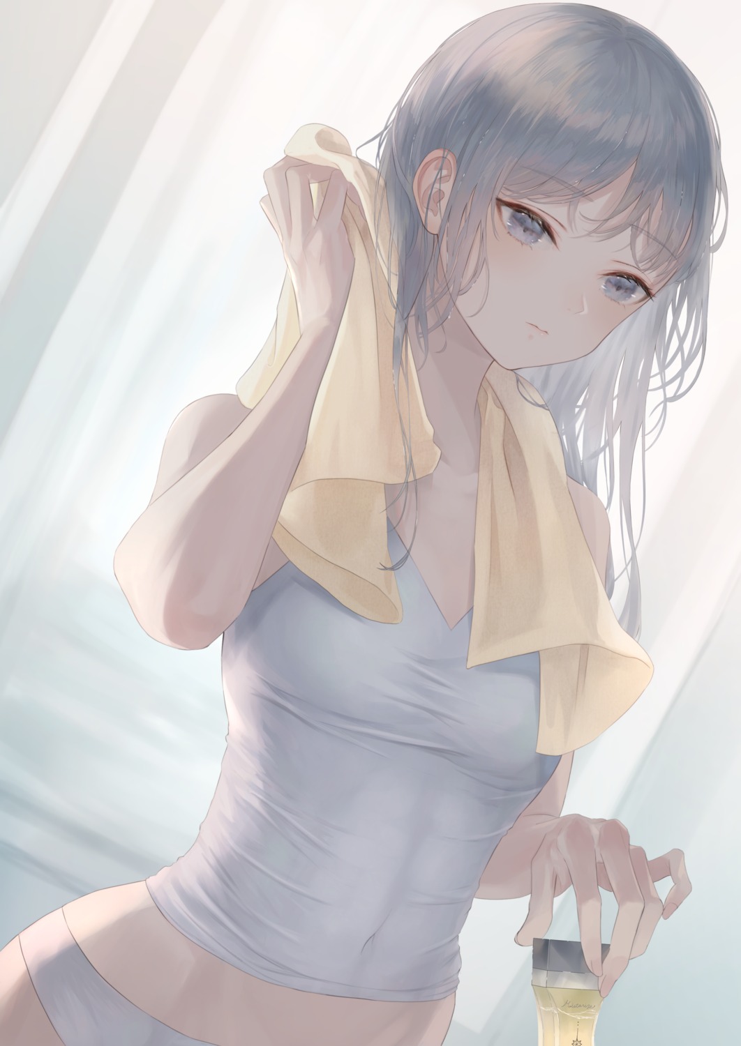 nyaon_oekaki pantsu towel