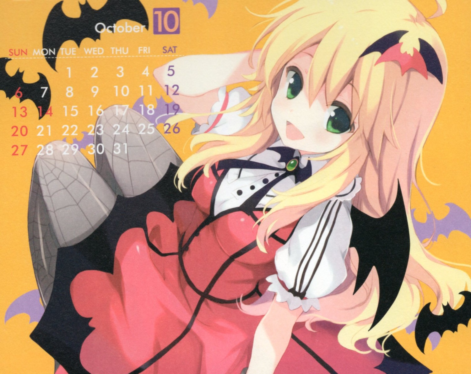 calendar dress hoshii_miki pantyhose paper_texture qp:flapper sakura_koharu the_idolm@ster