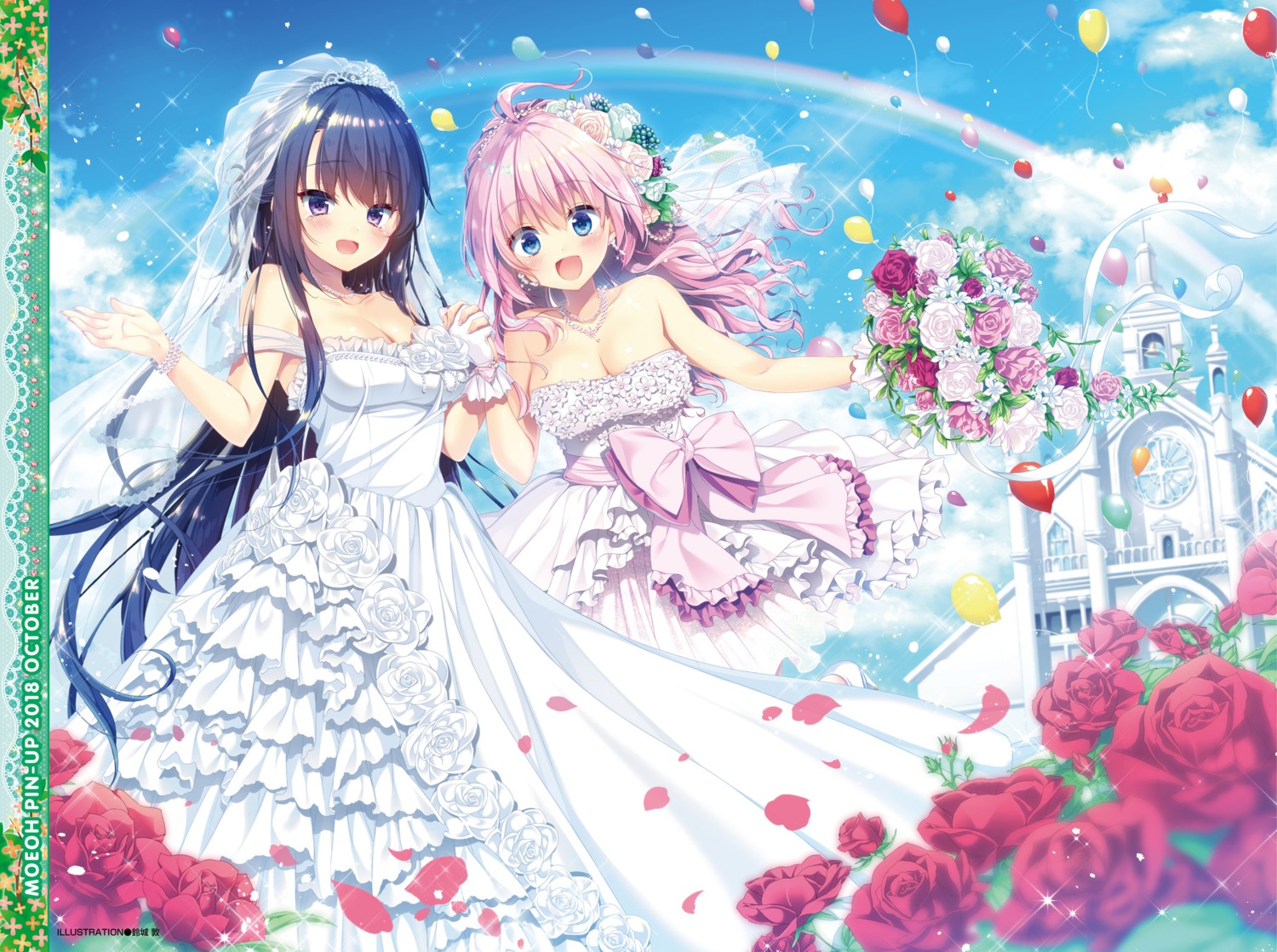 cleavage dress possible_duplicate suzushiro_atsushi wedding_dress