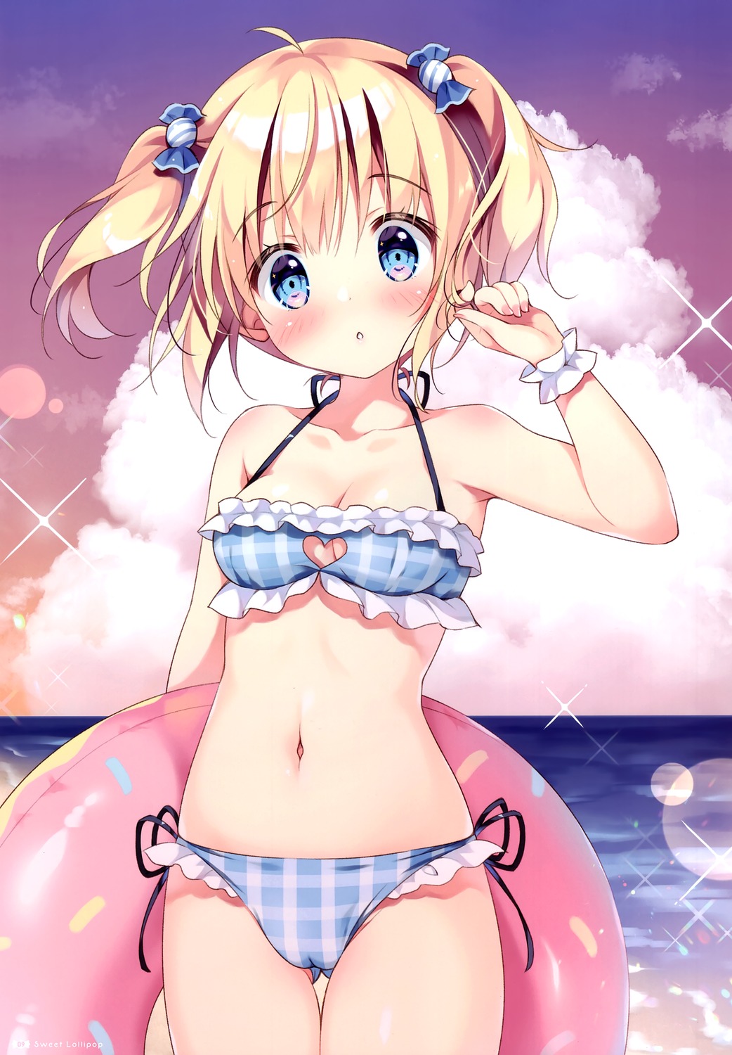 bikini cameltoe pan pan_no_mimi swimsuits ten_(pan_no_mimi)