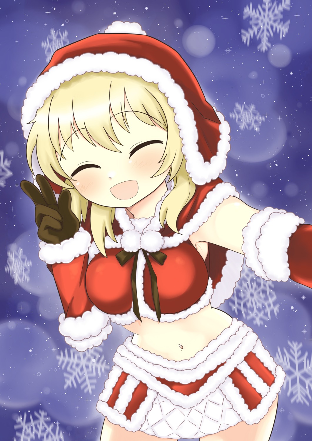 christmas dard_drak hidamari_sketch miyako selfie