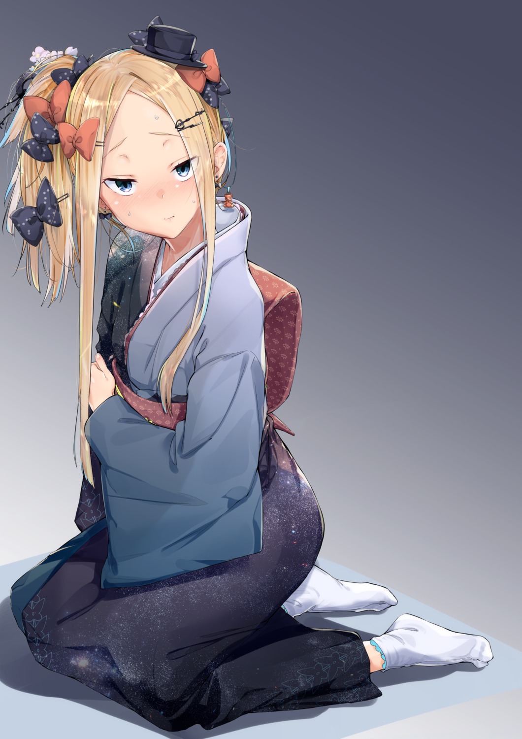 abigail_williams_(fate) fate/grand_order uno_ryoku yukata