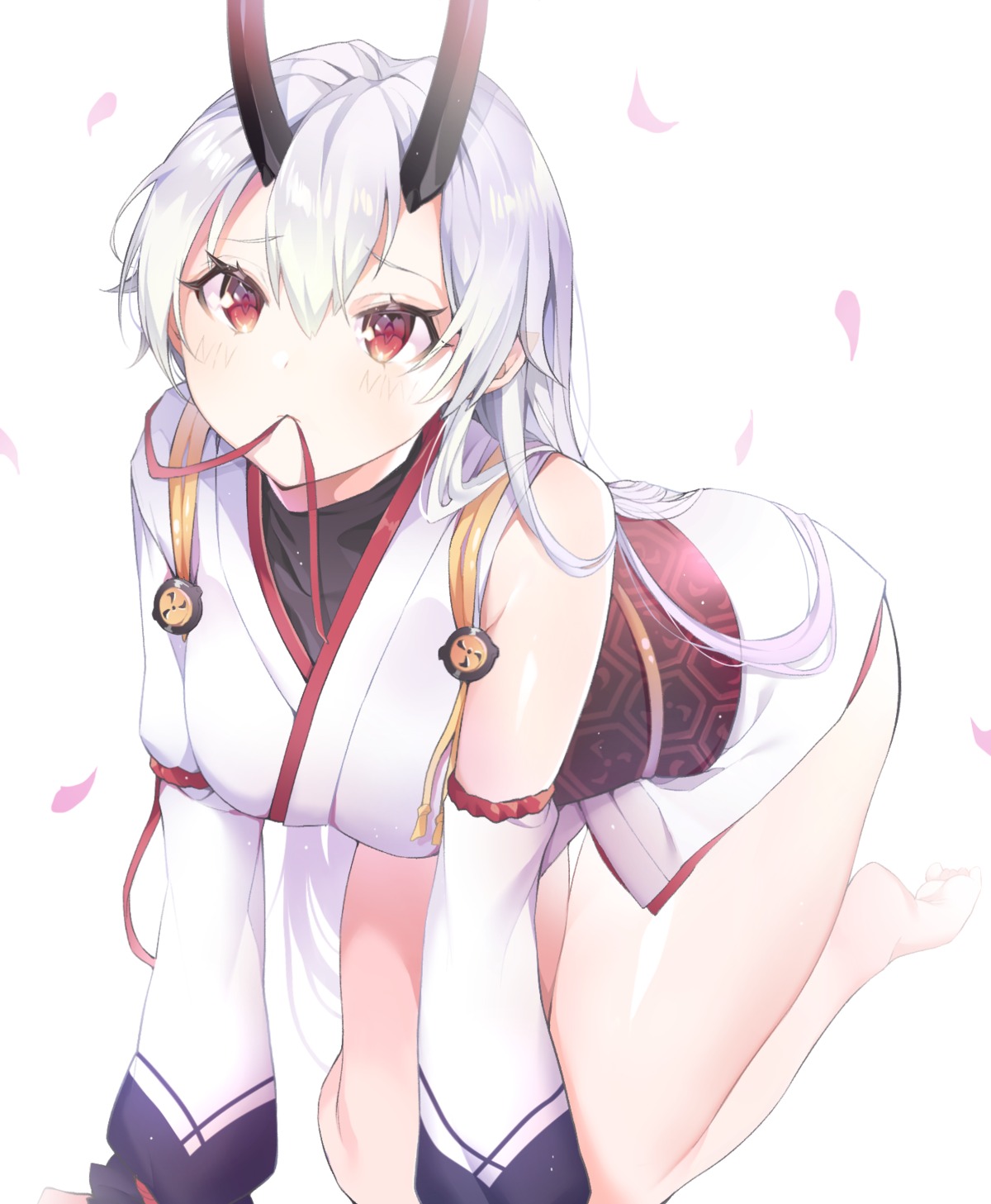 fate/grand_order horns japanese_clothes tagme tomoe_gozen_(fate/grand_order)
