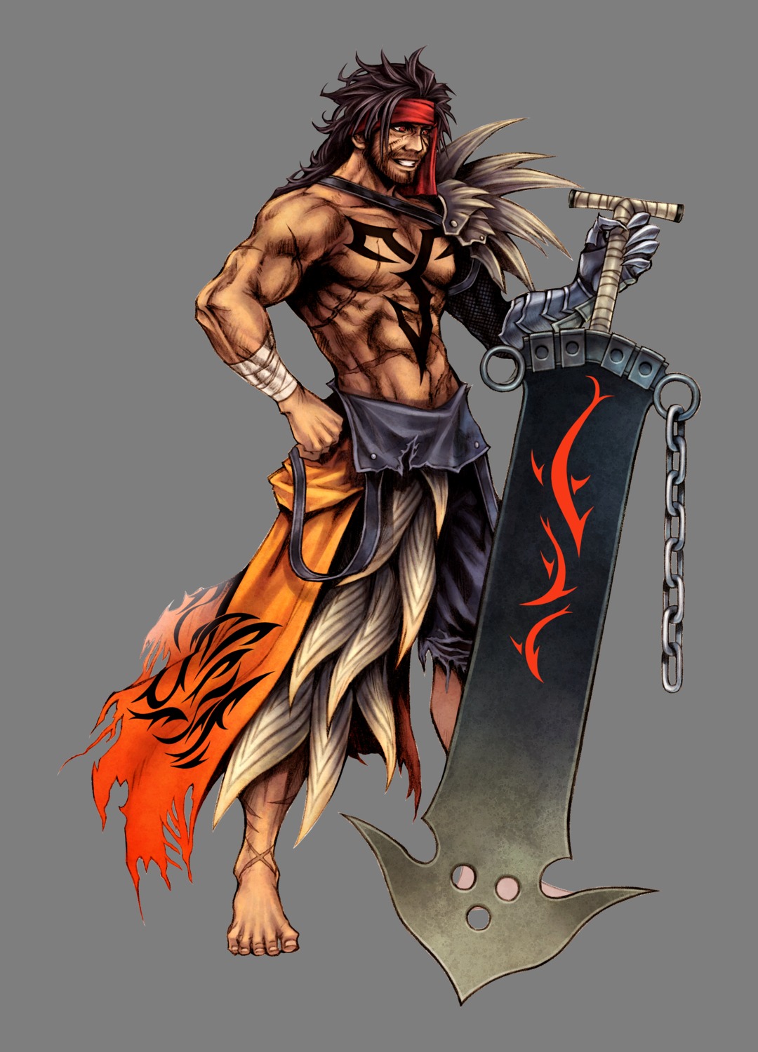 armor dissidia_final_fantasy final_fantasy final_fantasy_x jecht male nomura_tetsuya square_enix sword transparent_png