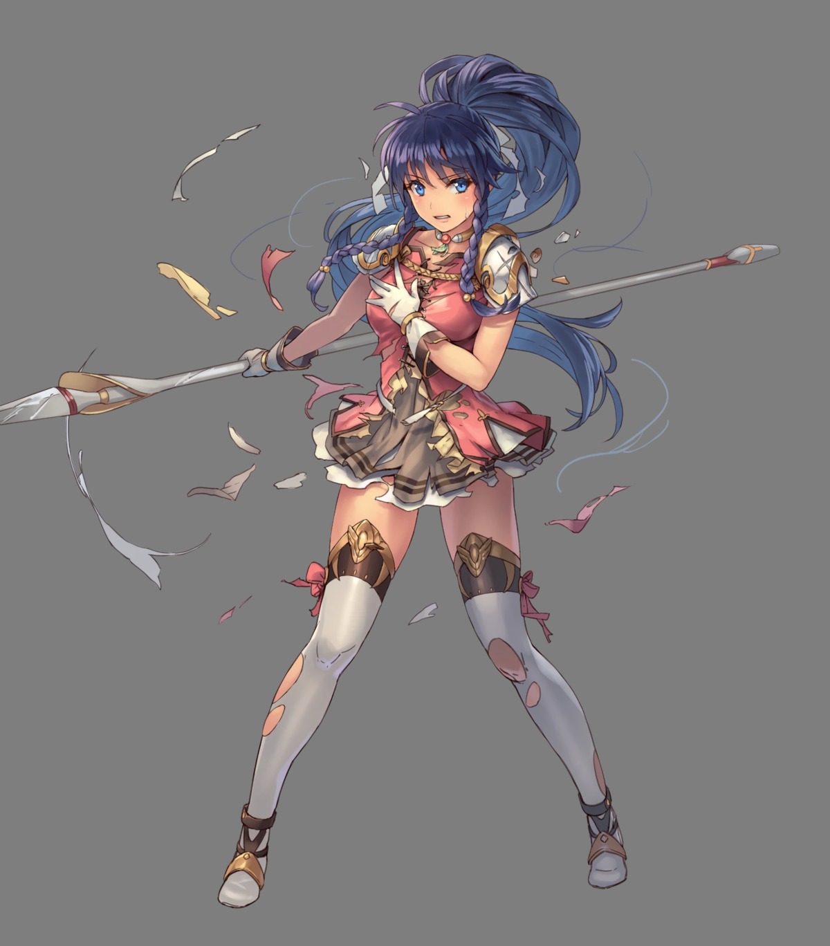 armor breast_hold cuboon dress duplicate fire_emblem fire_emblem:_seima_no_kouseki fire_emblem_heroes nintendo tana_(fire_emblem) thighhighs torn_clothes transparent_png weapon