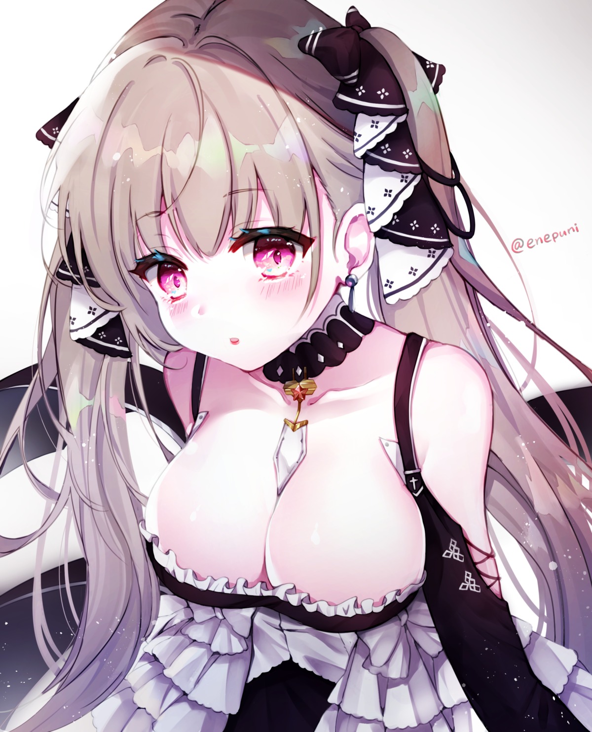 azur_lane enepuni formidable_(azur_lane) gothic_lolita lolita_fashion no_bra