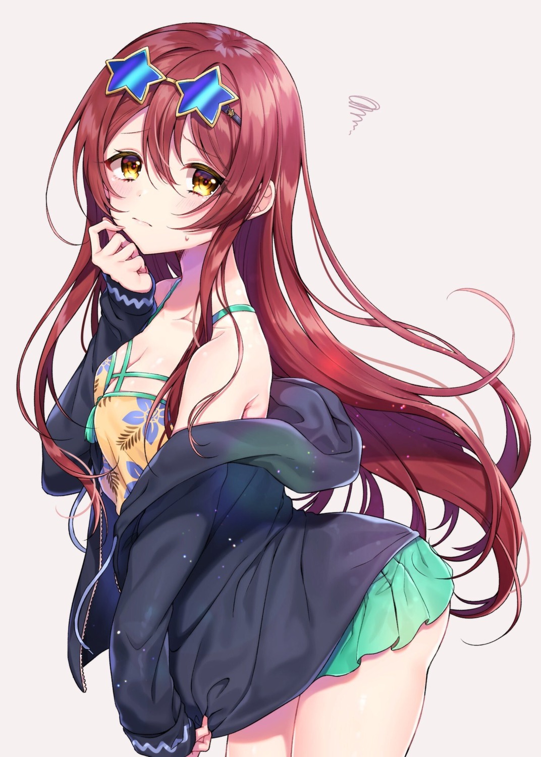 cleavage oosaki_tenka open_shirt the_idolm@ster the_idolm@ster_shiny_colors usano