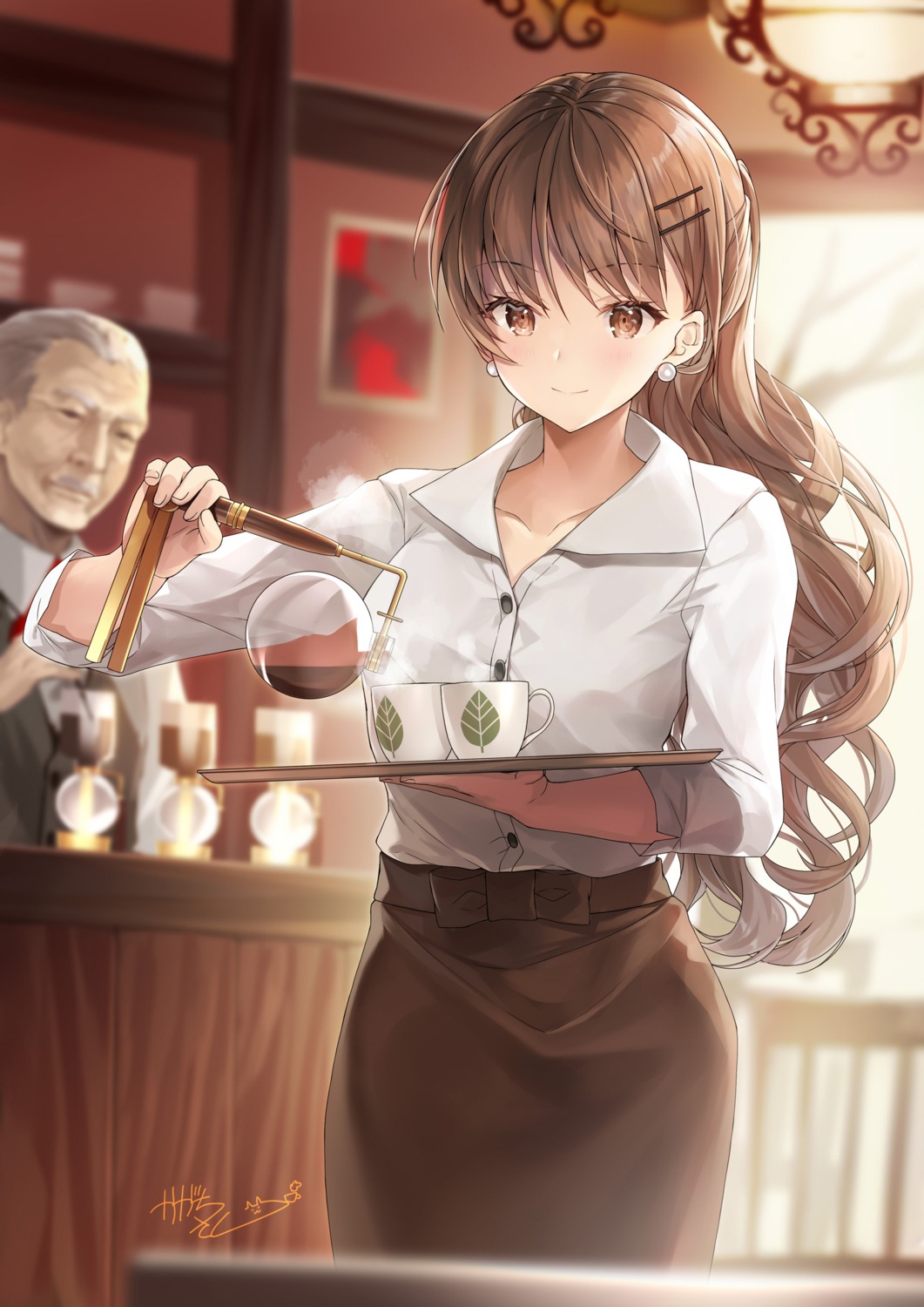 kagachi_saku waitress